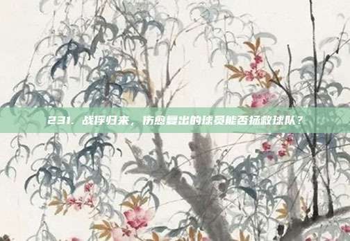 231. 战俘归来，伤愈复出的球员能否拯救球队？