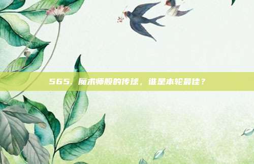 565. 魔术师般的传球，谁是本轮最佳？